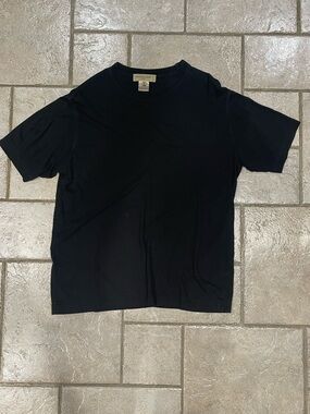 Pronto Uomo Firenzi Men’s Large Black Crew Neck Short Sleeve Tee